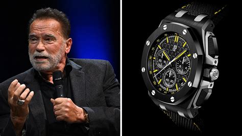 audemars piguet arnold schwarzenegger watch|Arnold Schwarzenegger auction.